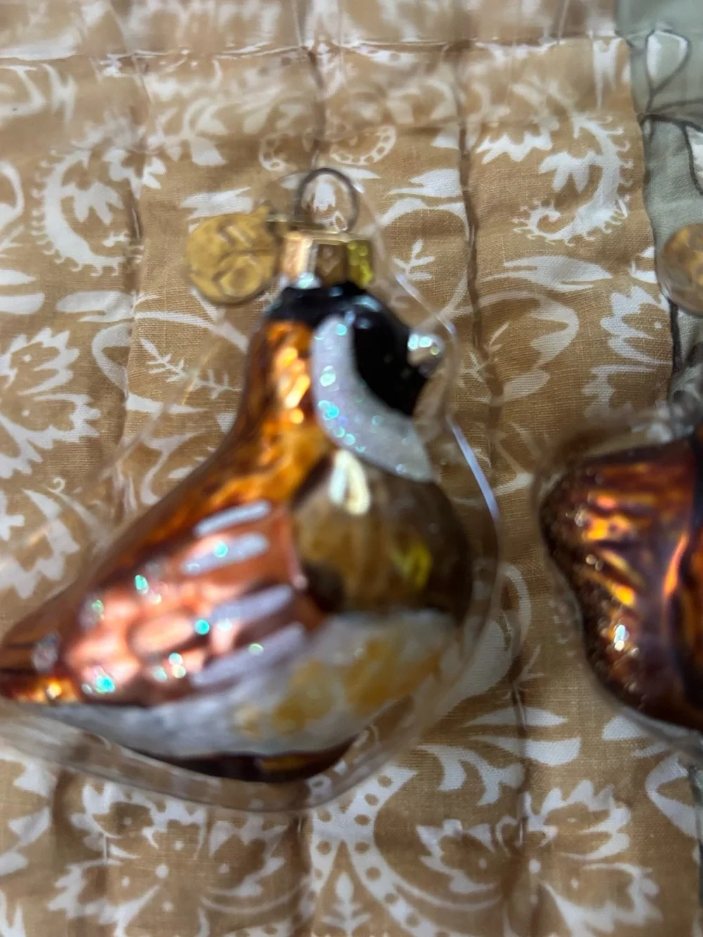 Department 56 Mini Glass Woodland Animal Christmas Ornaments retired set